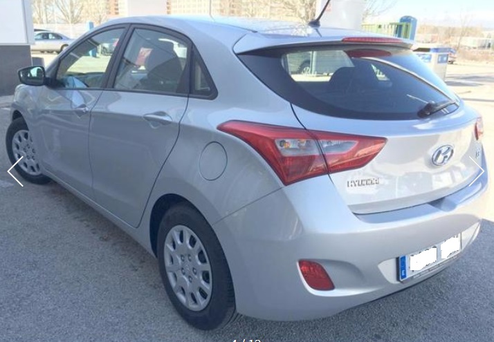 lhd car HYUNDAI i30 (01/01/2015) - 