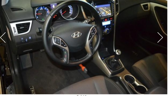 Left hand drive car HYUNDAI i30 (01/04/2015) - 
