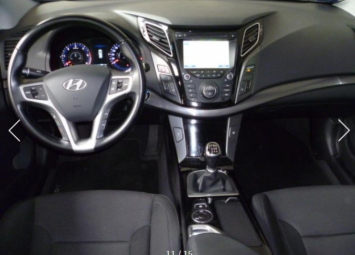 Left hand drive car HYUNDAI i40 (01/04/2015) - 