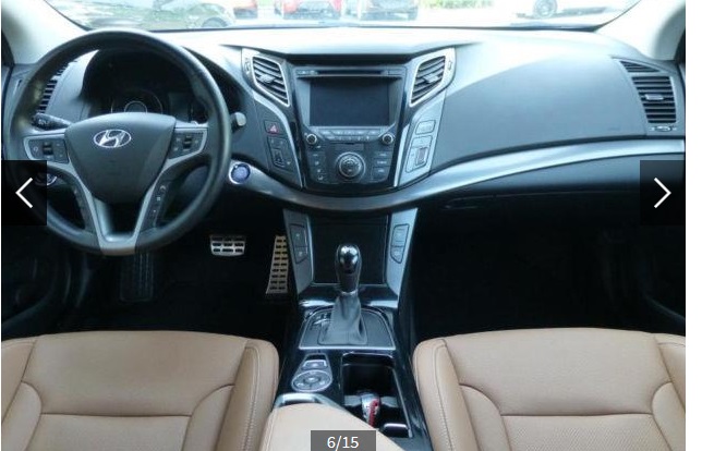 Left hand drive car HYUNDAI i40 (01/03/2015) - 