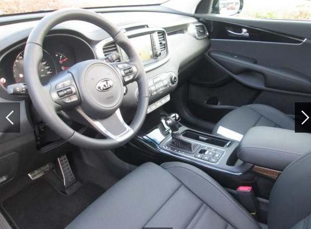 left hand drive KIA SORENTO (01/03/2015) -  