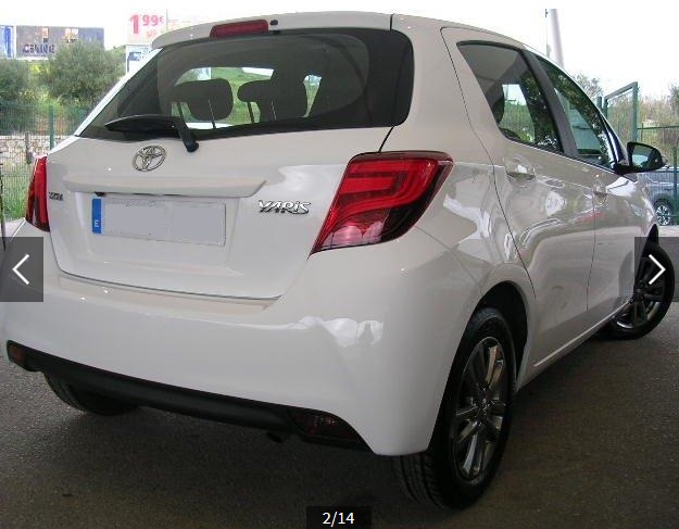 lhd car TOYOTA YARIS (01/05/2015) - 