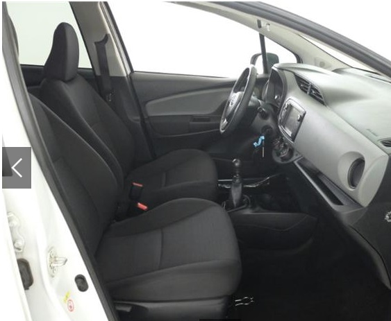 Left hand drive car TOYOTA YARIS (01/08/2015) - 