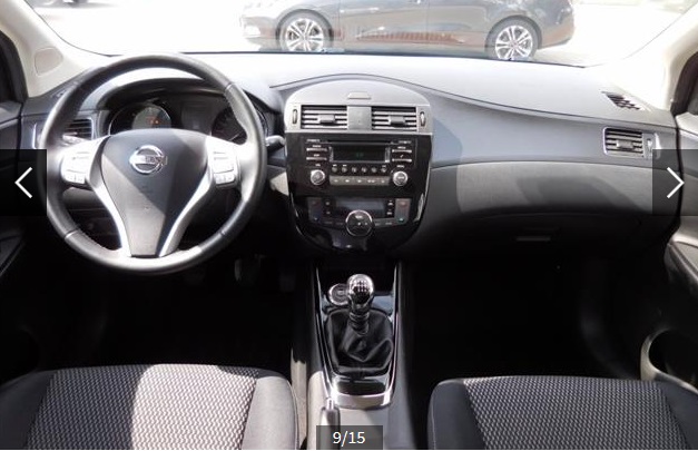 Left hand drive car NISSAN PULSAR (01/02/2015) - 