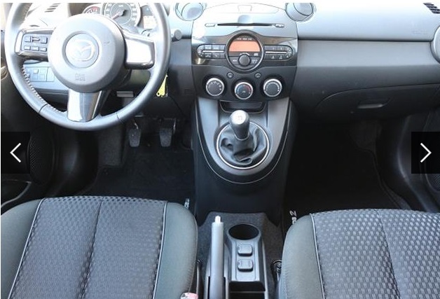 Left hand drive car MAZDA 2 (01/01/2015) - 