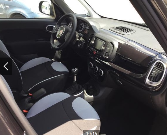 Left hand drive car FIAT 500L (01/04/2015) - 