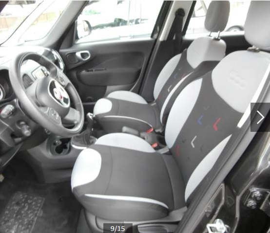 Left hand drive car FIAT 500L (01/03/2015) - 