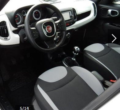 Left hand drive car FIAT 500L (01/03/2015) - 