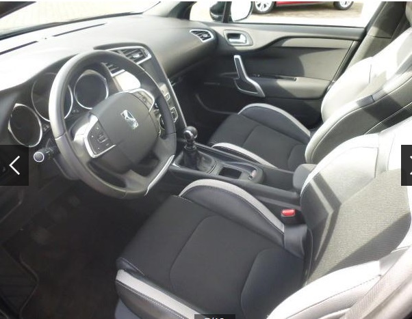 Left hand drive car CITROEN DS4 (01/05/2015) - 