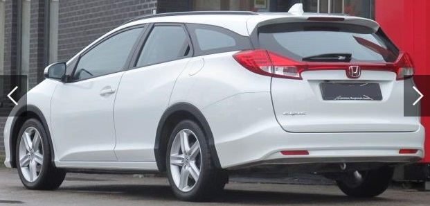 Left hand drive HONDA CIVIC 1.6D SPORT TOURER