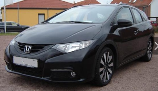 Left hand drive HONDA CIVIC 1.8 I-VTEC TOURER SPORT