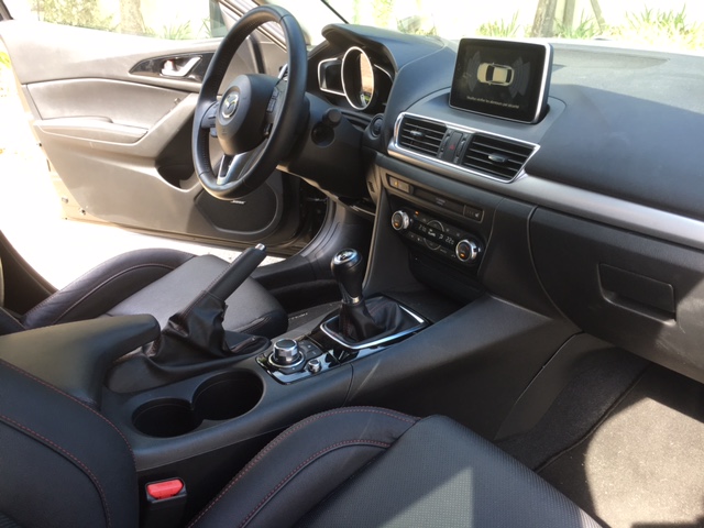 left hand drive MAZDA 3 (00/00/15) -  