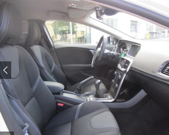 Left hand drive car VOLVO V40 (01/02/2015) - 