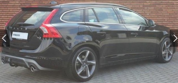 Left hand drive VOLVO V60 T3 R-DESIGN 112KW