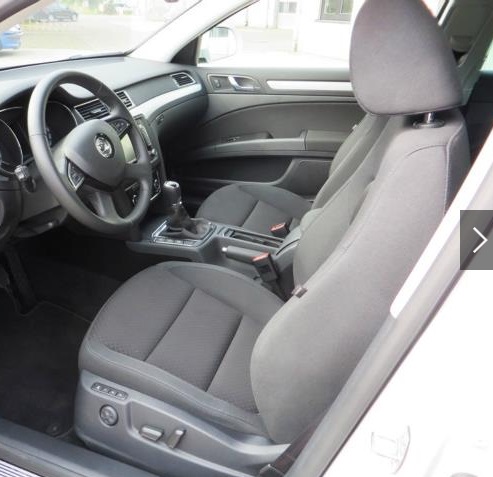 Left hand drive car SKODA SUPERB (01/09/2015) - 