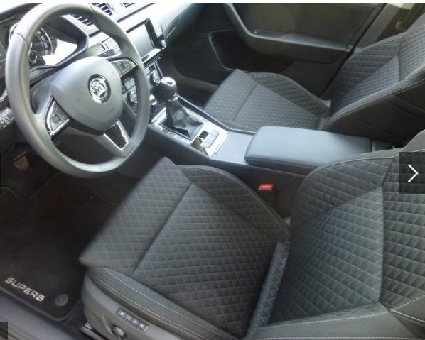 Left hand drive car SKODA SUPERB (01/12/2015) - 