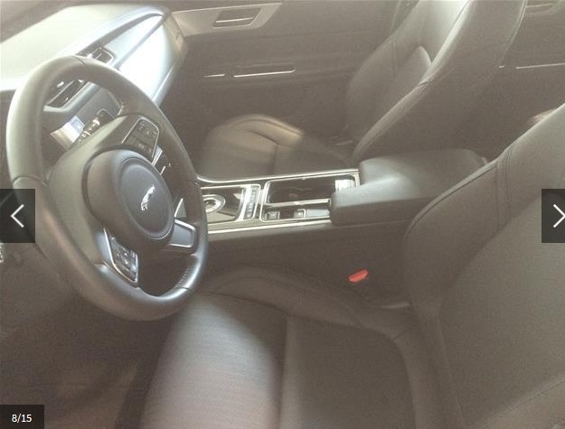 Left hand drive car JAGUAR XF (01/12/2015) - 