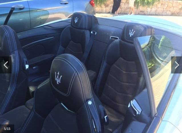 left hand drive MASERATI GRANCABRIO (01/04/2015) -  