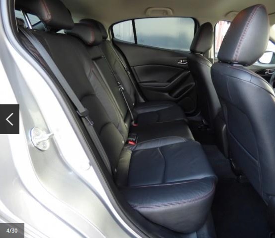 left hand drive MAZDA 3 (01/03/2015) -  