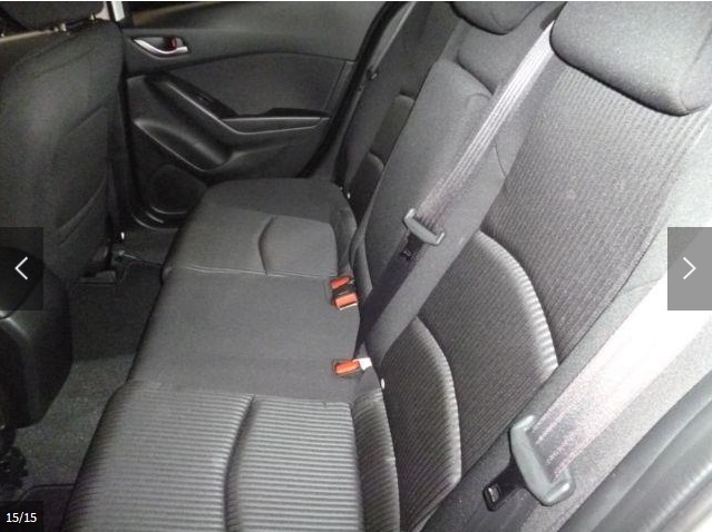 left hand drive MAZDA 3 (01/11/2015) -  