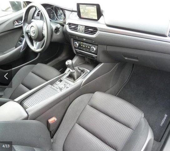 Left hand drive car MAZDA 6 (01/09/2015) - 