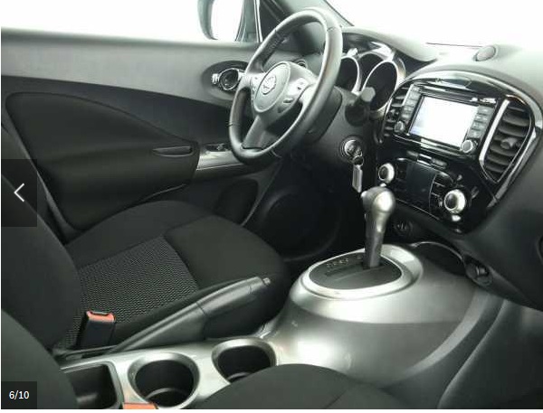 Left hand drive car NISSAN JUKE (01/12/2015) - 