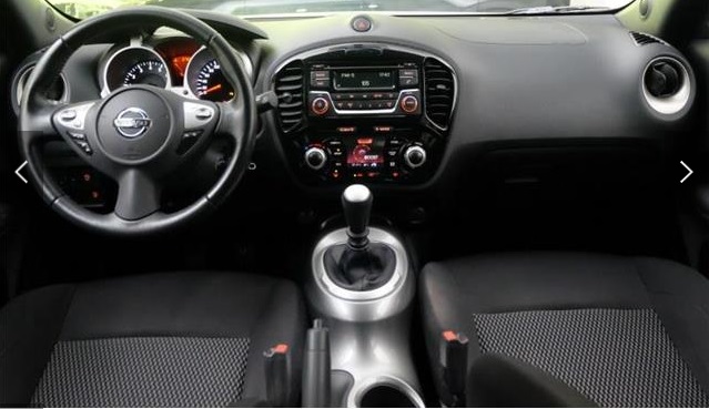 Left hand drive car NISSAN JUKE (01/01/2015) - 