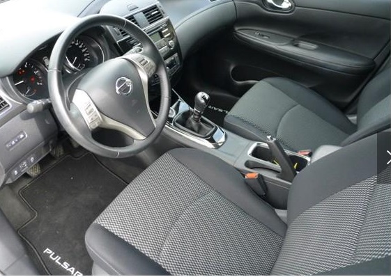 Left hand drive car NISSAN PULSAR (01/05/2015) - 