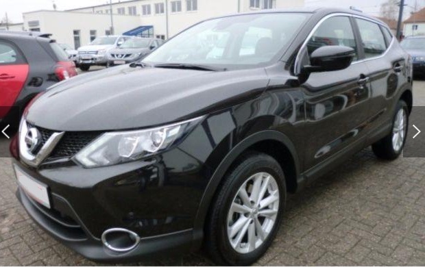 Left hand drive NISSAN QASHQAI Acenta 1.2 DIG X-Tronic+Navi+Kamera+Shz