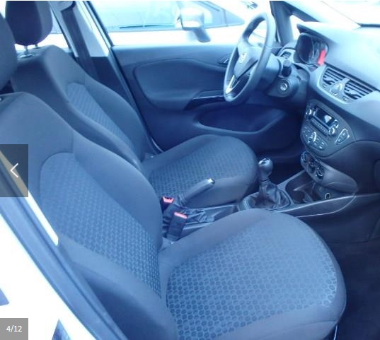 Left hand drive car OPEL CORSA (01/09/2015) - 