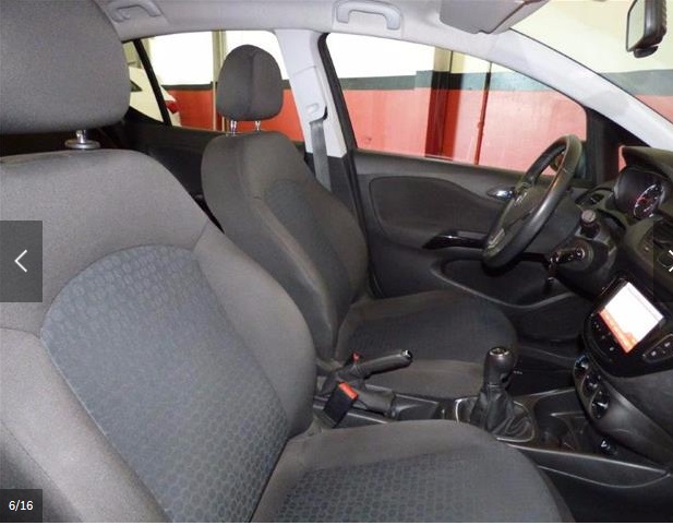 Left hand drive car OPEL CORSA (01/03/2015) - 