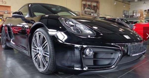 Left hand drive PORSCHE CAYMAN 2.7 Black Edition/20/PDLS