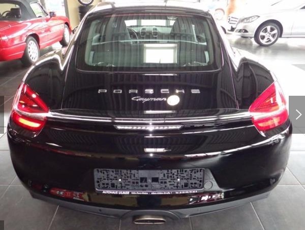 lhd car PORSCHE CAYMAN (01/02/2016) - 