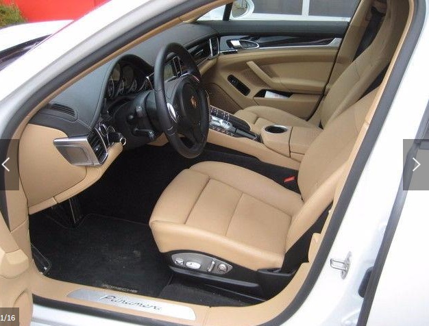 Left hand drive car PORSCHE PANAMERA (01/01/2015) - 