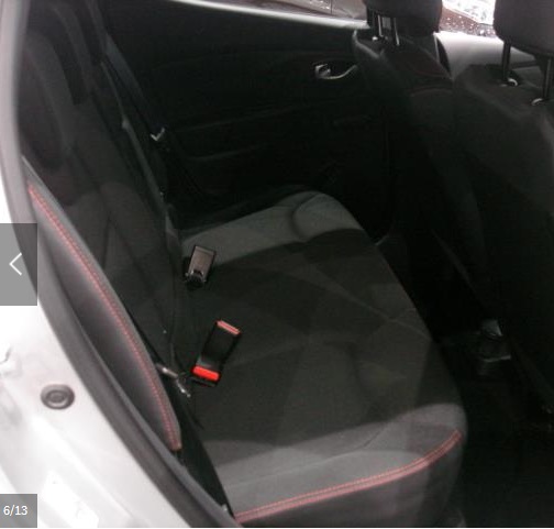 left hand drive RENAULT CLIO (01/06/2015) -  