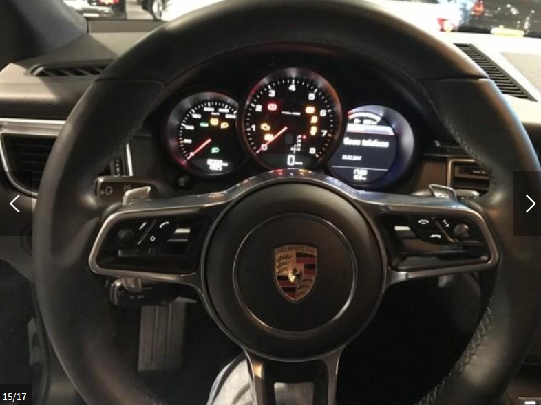 left hand drive PORSCHE MACAN (01/06/2016) -  