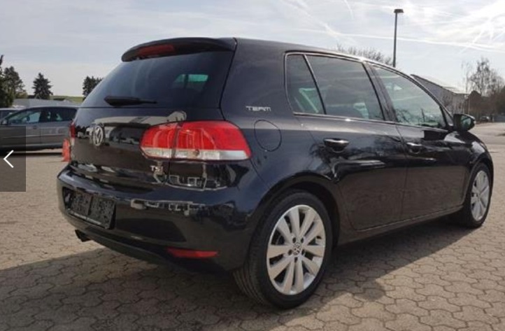 Left hand drive VOLKSWAGEN GOLF Team VI 1.4 TSI 