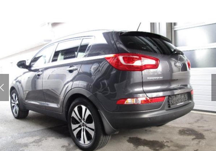 Left hand drive KIA SPORTAGE 2.0 CRDi 4WD Spirit