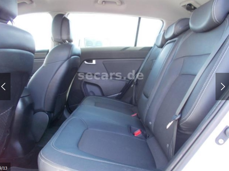 left hand drive KIA SPORTAGE (01/08/2012) -  