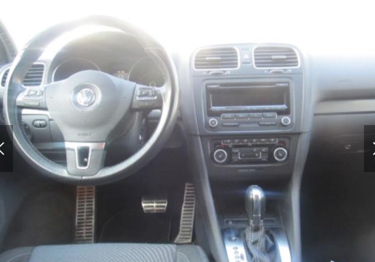 lhd car VOLKSWAGEN GOLF (01/10/2011) - 