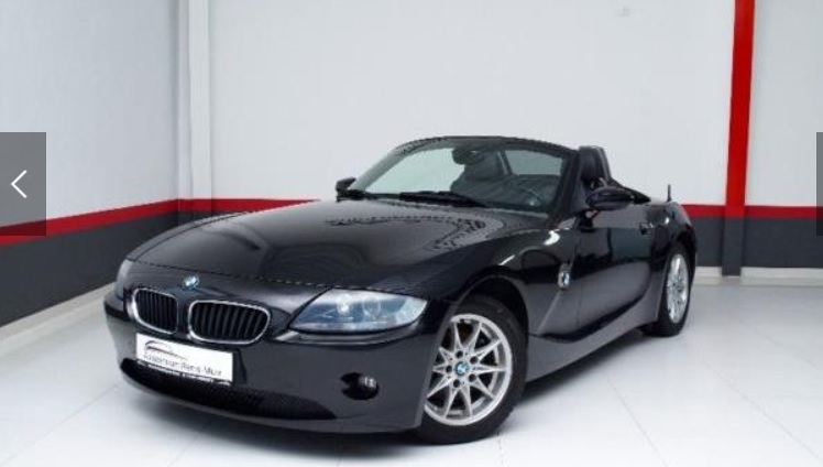 Left hand drive BMW Z4 Z4 Roadster 2.0i