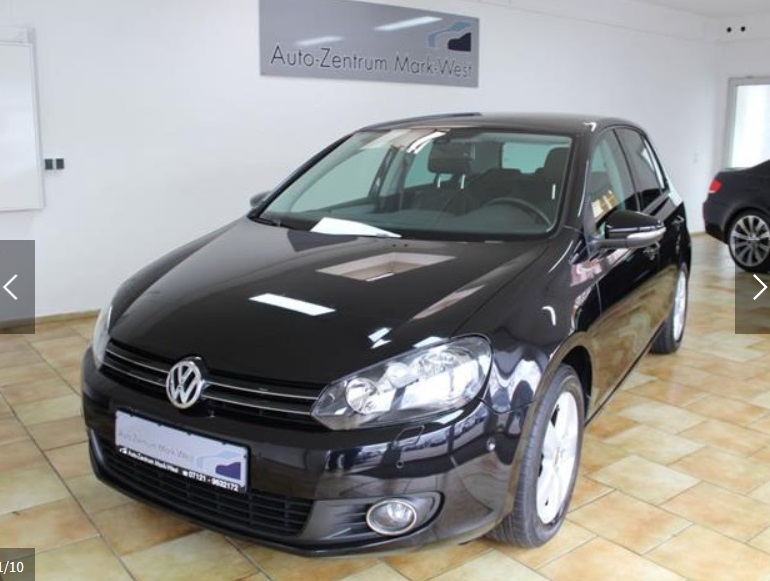 lhd VOLKSWAGEN GOLF (01/10/2010) - 