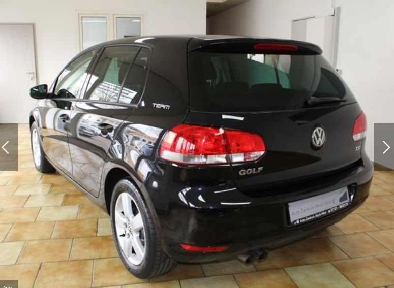 lhd car VOLKSWAGEN GOLF (01/10/2010) - 