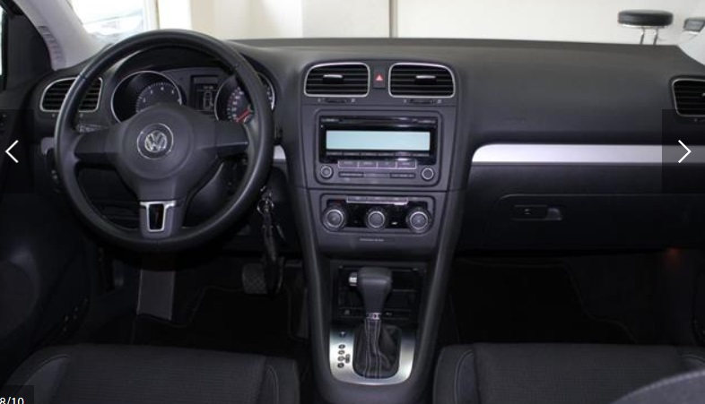 VOLKSWAGEN GOLF (01/10/2010) - 