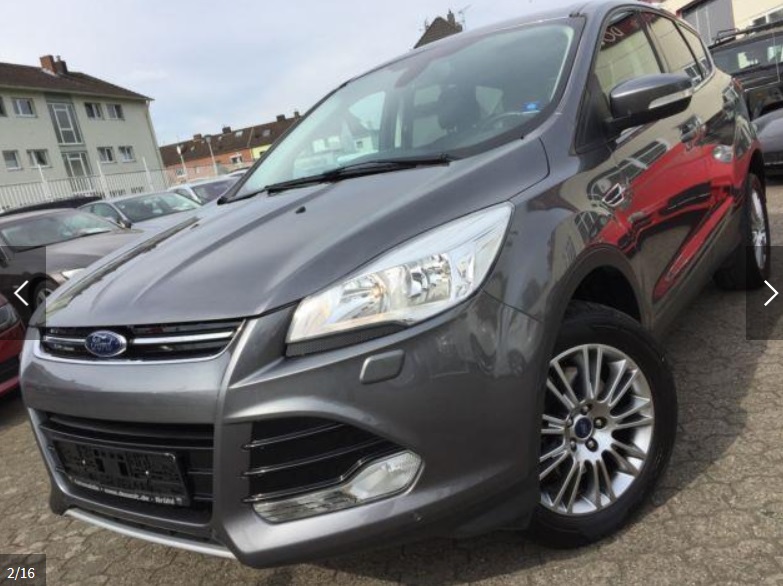 Left hand drive FORD KUGA Titanium Automatic