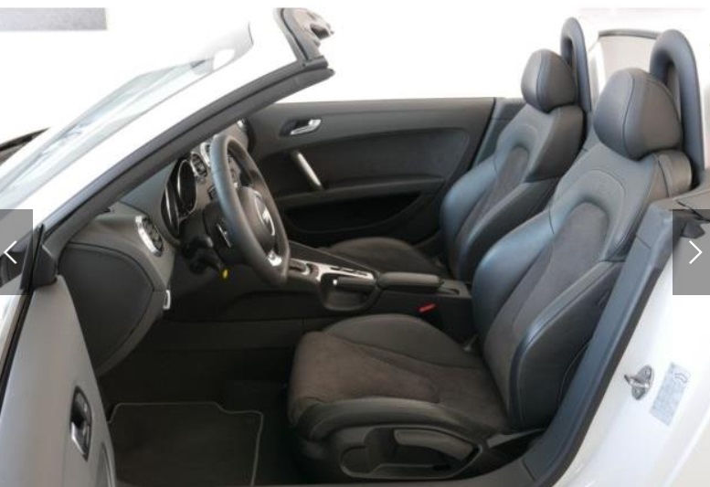 Left hand drive car AUDI TT (01/03/2013) - 