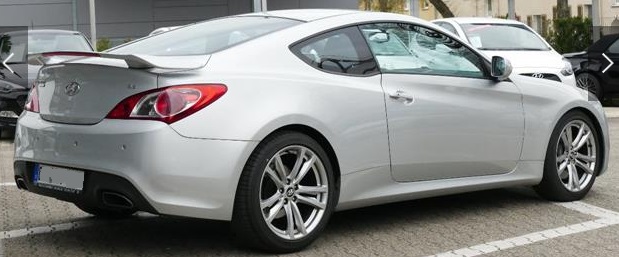 Left hand drive HYUNDAI COUPE Genesis Coupe 3.8 V6 AT