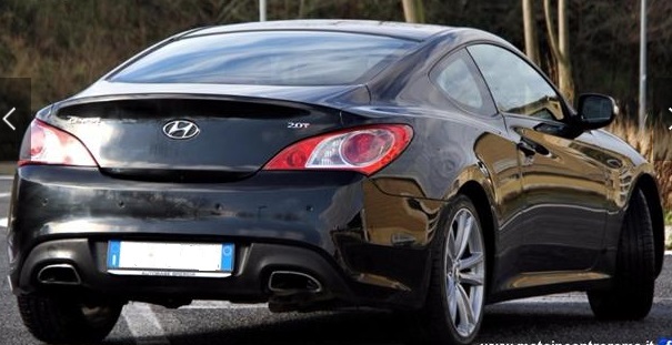 Left hand drive HYUNDAI COUPE Genesis Coupe 2.0 Turbo Sport