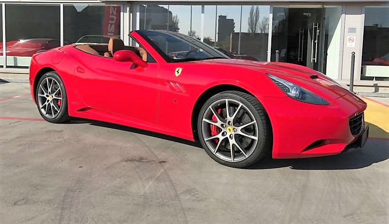 Left hand drive FERRARI CALIFORNIA F1