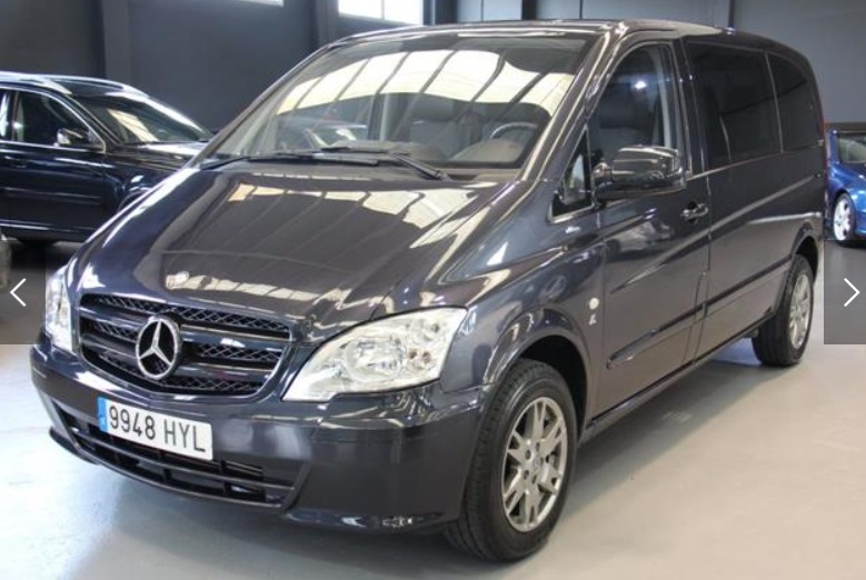 Left hand drive MERCEDES VITO 110CDI COMBI 9 SEATS SPANISH REG